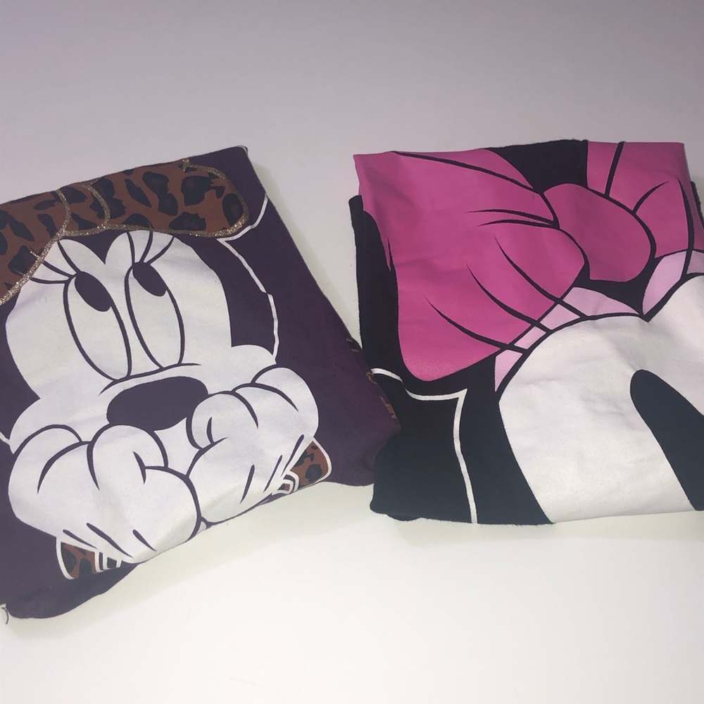 Minnie Mouse Woman’s Tees x 2